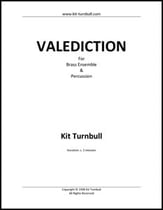 Valediction Concert Band sheet music cover
